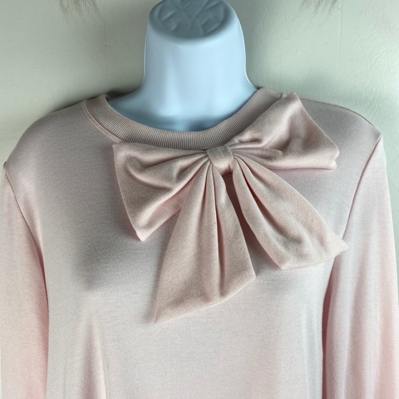 Kate Spade New York Pink Dorothy Bow Sleepshirt Dr - Picture 3 of 10